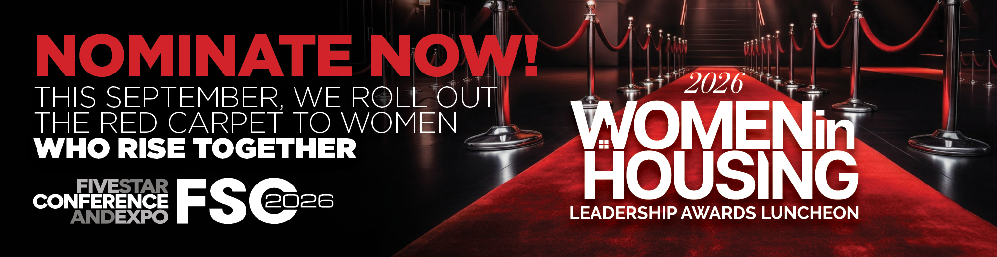 Women in housing red carpet